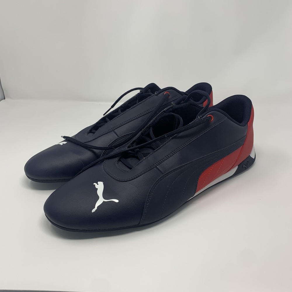 Puma Red‎ Bull Racing Shoes Mens 14 Navy Red Motorsport Driving Low 306670-01
